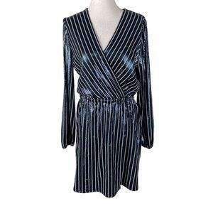 Jack by BB Dakota Blue/White Sequin Dress